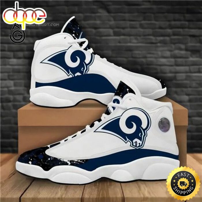 NFL Los Angeles Rams Sport Team Air Jordan 13 Shoes