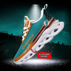 NFL Miami Dolphins Max Soul Sneaker Custom Name Pod 42 M1RTT