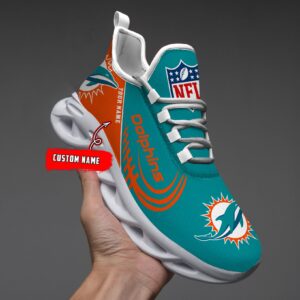 NFL Miami Dolphins Max Soul Sneaker Custom Name Ver 2