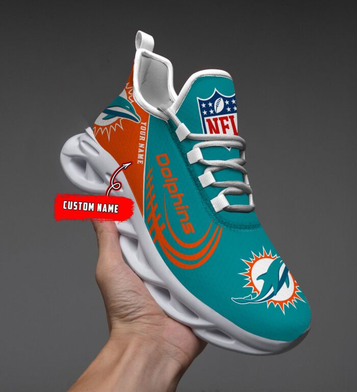 NFL Miami Dolphins Max Soul Sneaker Custom Name Ver 2