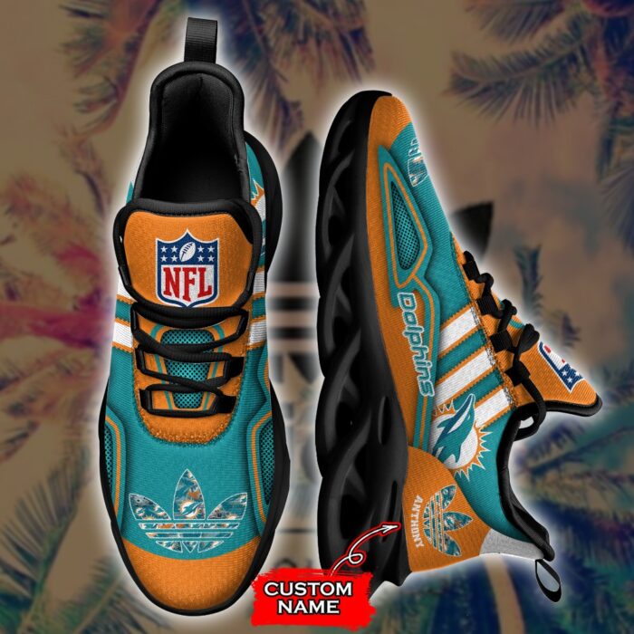 NFL Miami Dolphins Max Soul Sneaker Custom Name Ver 4