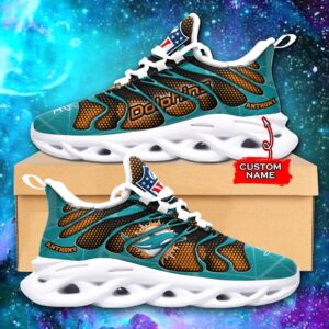 NFL Miami Dolphins Max Soul Sneaker Custom Name Ver 5