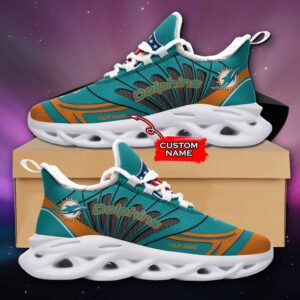 NFL Miami Dolphins Max Soul Sneaker Custom Name Ver 8