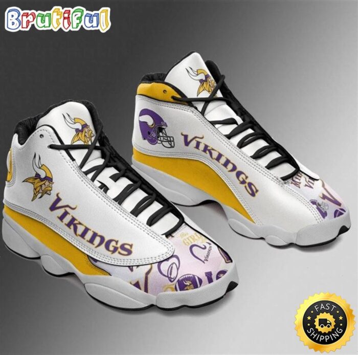 NFL Minnesota Vikings Air Jordan 13 Shoes