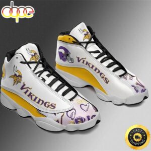 NFL Minnesota Vikings Air Jordan 13 Shoes