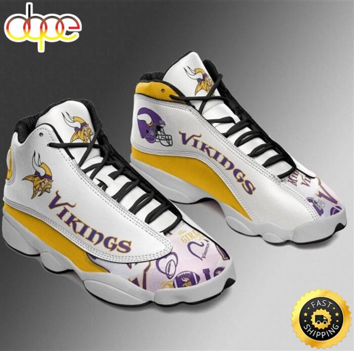 NFL Minnesota Vikings Air Jordan 13 Shoes