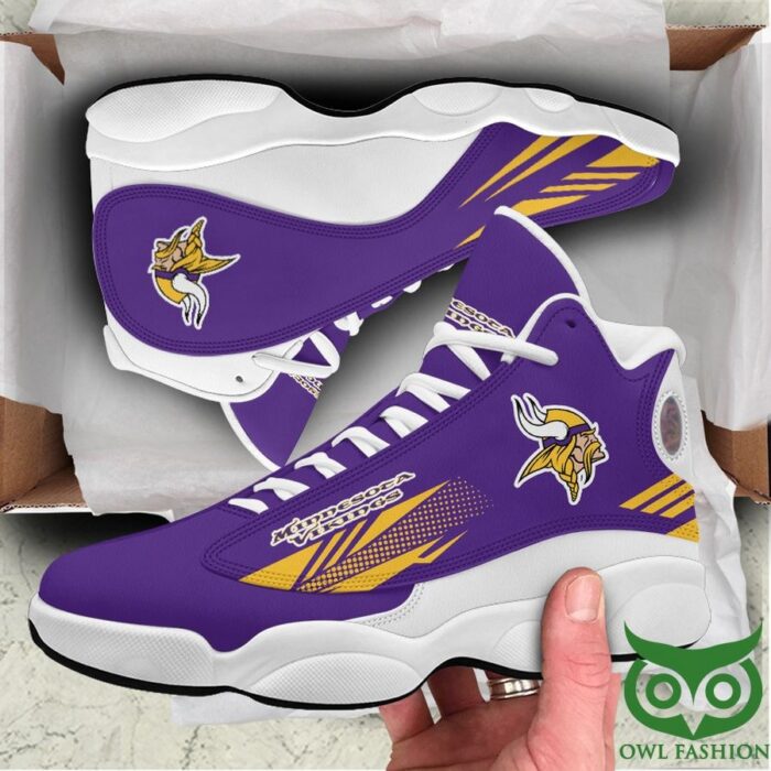 NFL Minnesota Vikings Air Jordan 13 Shoes Sneaker