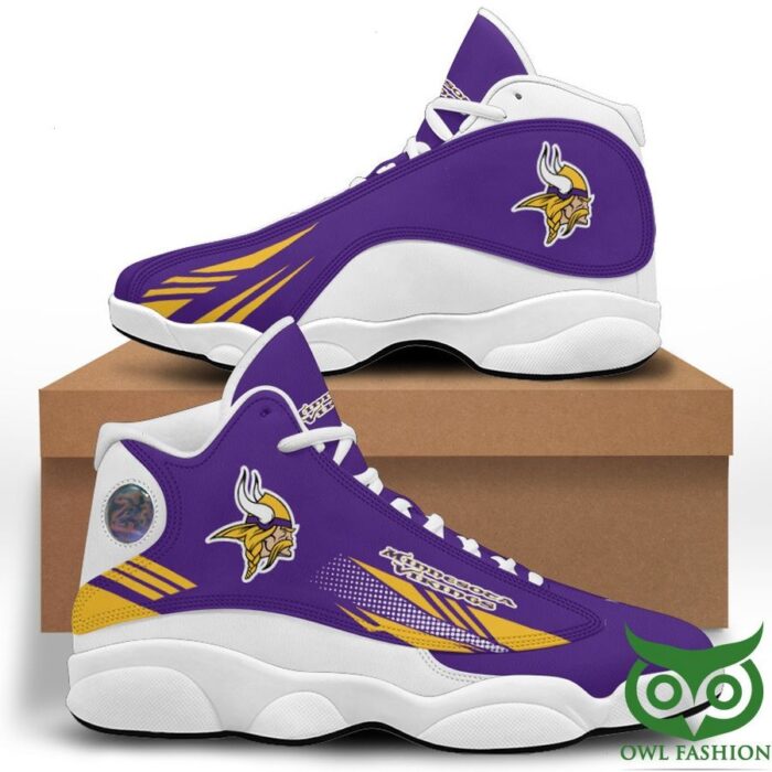 NFL Minnesota Vikings Air Jordan 13 Shoes Sneaker