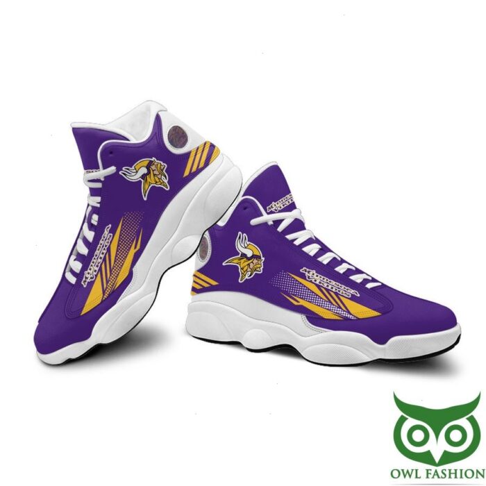 NFL Minnesota Vikings Air Jordan 13 Shoes Sneaker