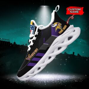 NFL Minnesota Vikings Max Soul Sneaker Custom Name 43M1