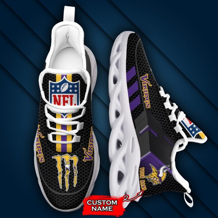 NFL Minnesota Vikings Max Soul Sneaker Custom Name 43M1