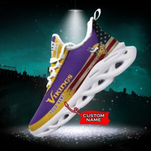 NFL Minnesota Vikings Max Soul Sneaker Custom Name Pod 42 M1RTT