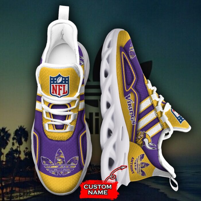 NFL Minnesota Vikings Max Soul Sneaker Custom Name Ver 4