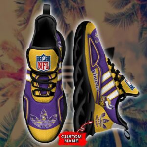 NFL Minnesota Vikings Max Soul Sneaker Custom Name Ver 4