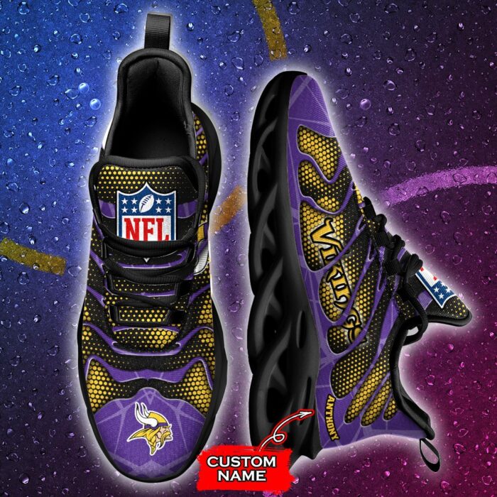 NFL Minnesota Vikings Max Soul Sneaker Custom Name Ver 5