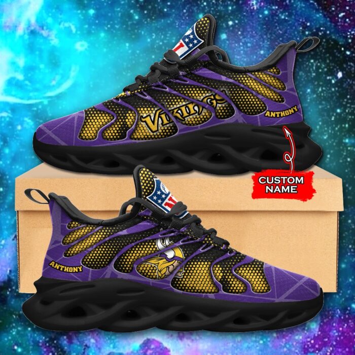 NFL Minnesota Vikings Max Soul Sneaker Custom Name Ver 5