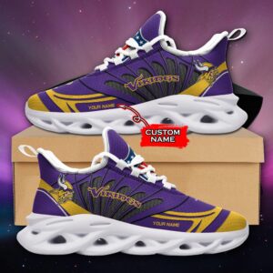 NFL Minnesota Vikings Max Soul Sneaker Custom Name Ver 8