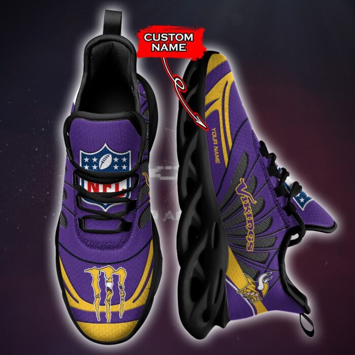 NFL Minnesota Vikings Max Soul Sneaker Custom Name Ver 8