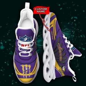 NFL Minnesota Vikings Max Soul Sneaker Custom Name Ver 8