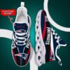 NFL New England Patriots Custom Name Black Max Soul Shoes