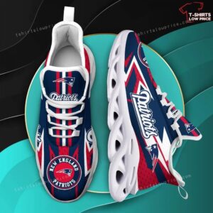 NFL New England Patriots Dark Blue Max Soul Shoes Running Sneakers