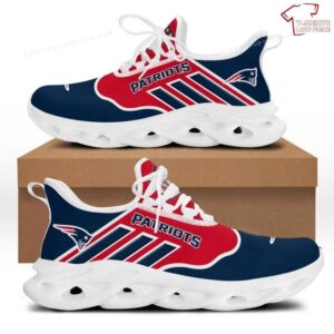 NFL New England Patriots Dark Blue Max Soul Sneakers Running Shoes