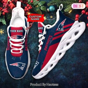 NFL New England Patriots Max Soul Sneaker Custom Name