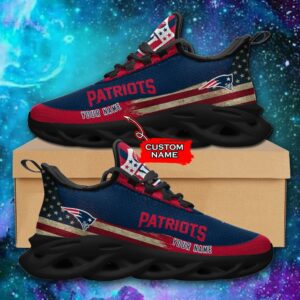 NFL New England Patriots Max Soul Sneaker Custom Name Pod 42 M1RTT