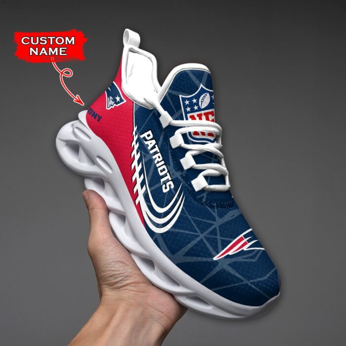 NFL New England Patriots Max Soul Sneaker Custom Name Ver 3