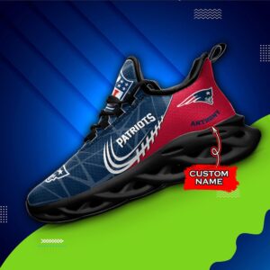 NFL New England Patriots Max Soul Sneaker Custom Name Ver 3