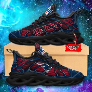 NFL New England Patriots Max Soul Sneaker Custom Name Ver 5