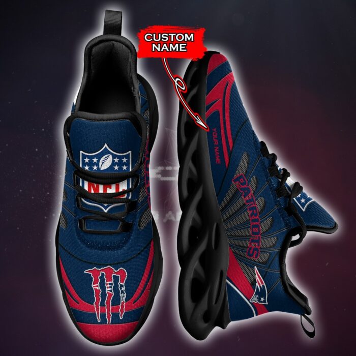 NFL New England Patriots Max Soul Sneaker Custom Name Ver 8