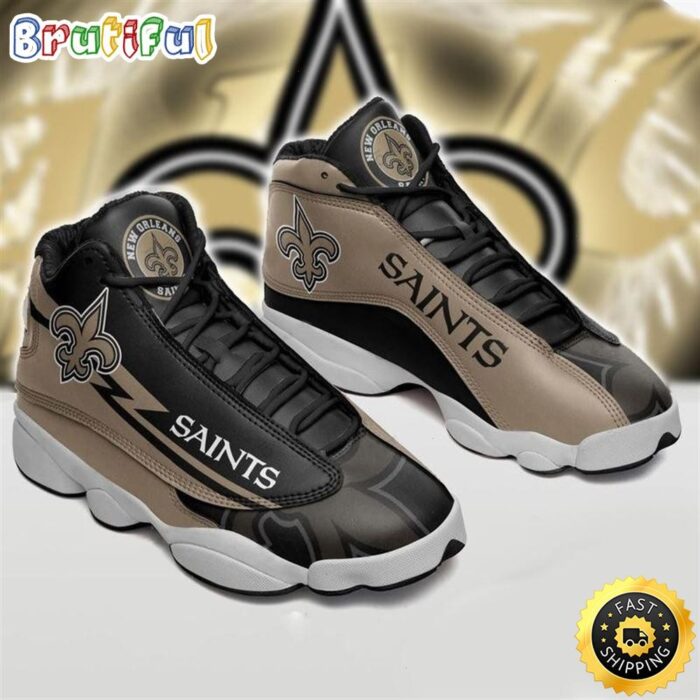 NFL New Orleans Saints Air Jordan 13 Shoes V2