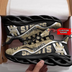 NFL New Orleans Saints Max Soul Sneaker Adidas Custom Name 35M12