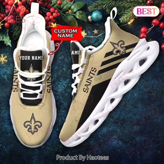 NFL New Orleans Saints Max Soul Sneaker Custom Name