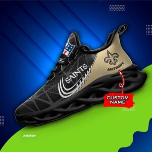 NFL New Orleans Saints Max Soul Sneaker Custom Name Ver 3