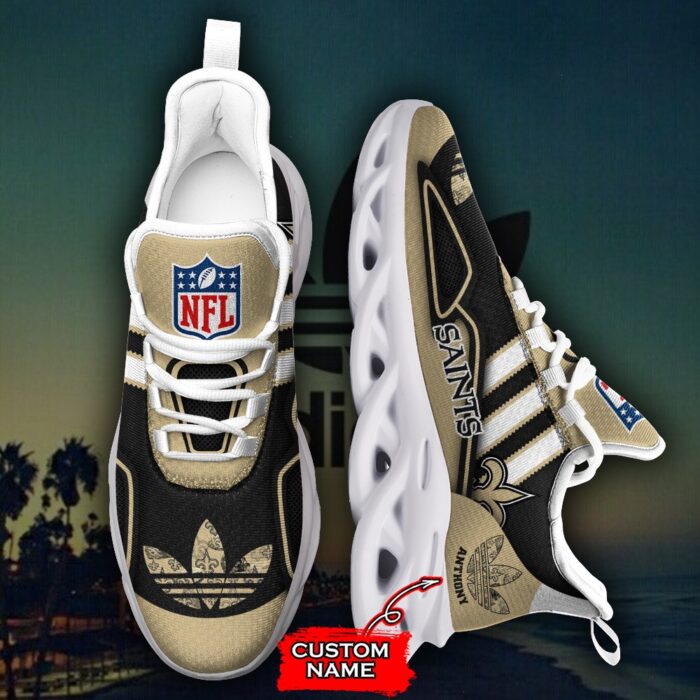 NFL New Orleans Saints Max Soul Sneaker Custom Name Ver 4