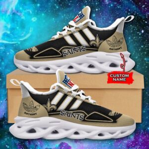 NFL New Orleans Saints Max Soul Sneaker Custom Name Ver 4