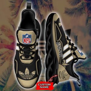 NFL New Orleans Saints Max Soul Sneaker Custom Name Ver 4