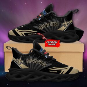 NFL New Orleans Saints Max Soul Sneaker Custom Name Ver 8