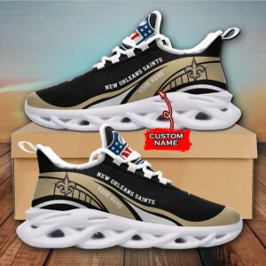 NFL New Orleans Saints Max Soul Sneaker Monster Custom Name Style 2