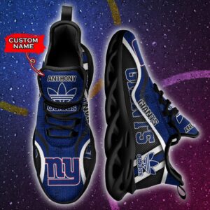 NFL New York Giants Max Soul Sneaker Adidas Custom Name 35M12