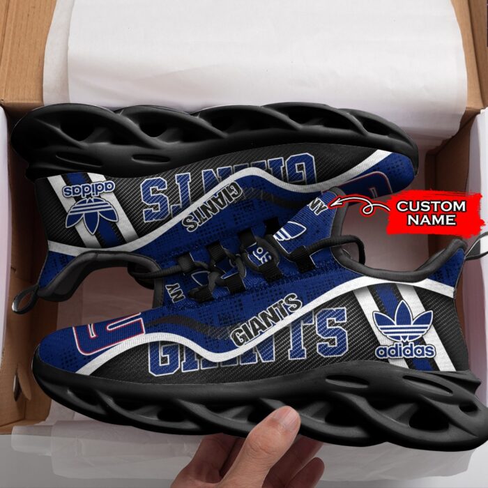 NFL New York Giants Max Soul Sneaker Adidas Custom Name 35M12