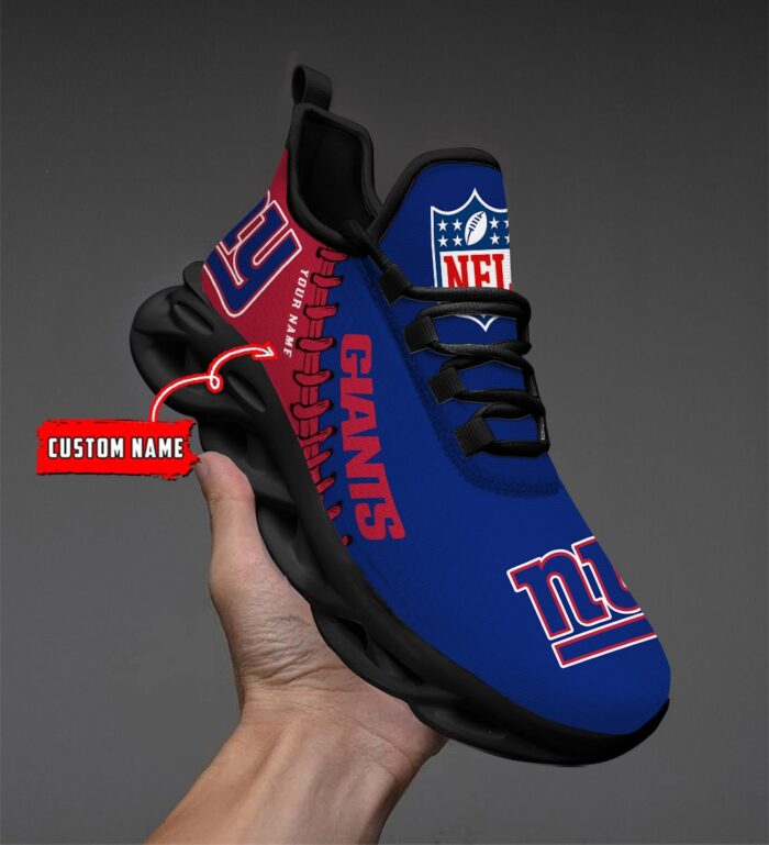 NFL New York Giants Max Soul Sneaker Custom Name Ver 1