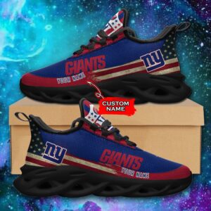 NFL New York Giants Max Soul Sneaker Monster Custom Name 42M12