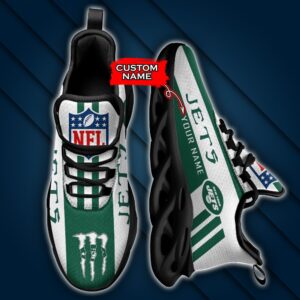 NFL New York Jets Max Soul Sneaker Custom Name 40M12