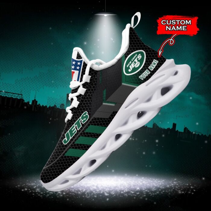 NFL New York Jets Max Soul Sneaker Custom Name 43M1