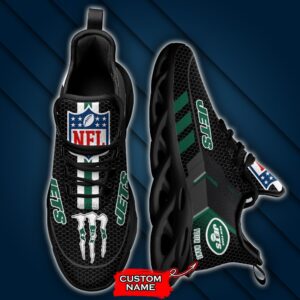 NFL New York Jets Max Soul Sneaker Custom Name 43M1