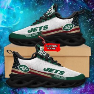 NFL New York Jets Max Soul Sneaker Custom Name Pod 42 M1RTT