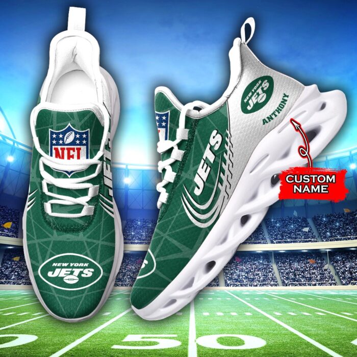 NFL New York Jets Max Soul Sneaker Custom Name Ver 3